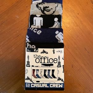 The Office Socks! 6 pair Brand New!